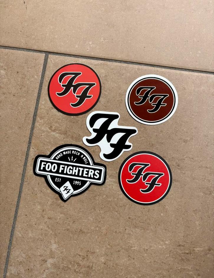 Foo Fighters FF stickers, Verzamelen, Stickers, Nieuw, Ophalen of Verzenden