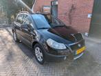 Fiat Sedici 1.6 16V 2WD 2008 Zwart, Auto's, Voorwielaandrijving, 15 km/l, 4 cilinders, 400 kg