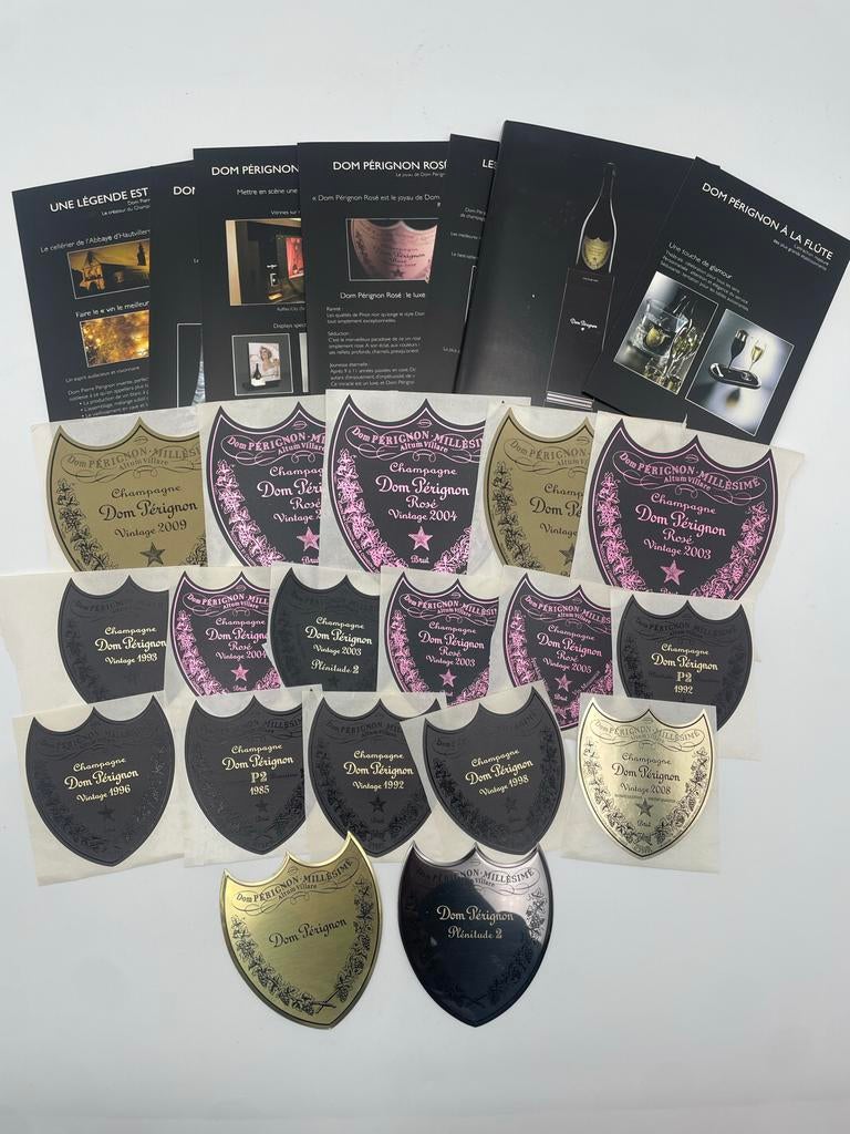 Dom Perignon Stickers & Metalen Labels, Ophalen of Verzenden, Zo goed als nieuw, Overige typen