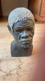 Afrikaans stenen beeld bushmen buste, Ophalen of Verzenden