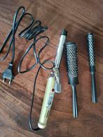 Princess de la Couronne Stijltang + 2 borstels, Ophalen of Verzenden, Zo goed als nieuw, Haarverzorging