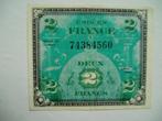 698. Frankrijk, AMC 2 francs 1944 VF WW II., Verzenden, Frankrijk, Los biljet