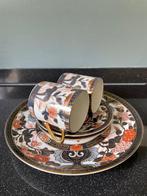 Bordje en 2 kop en schotels IMARI - Japan, Ophalen of Verzenden