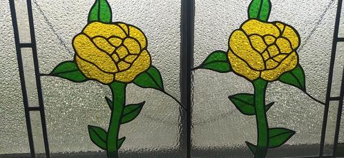 Glas in lood, Doe-het-zelf en Verbouw, Glas en Ramen, Zo goed als nieuw, Minder dan 80 cm, Minder dan 80 cm, Glas in lood, Ophalen