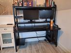 Zwart gaming bureau Freddo van IKEA, Huis en Inrichting, Bureaus, Ophalen, Gebruikt, Bureau