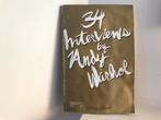 34 Interviews by Andy Warhol, Ophalen of Verzenden, Gelezen, Overige onderwerpen, Andy Warhol