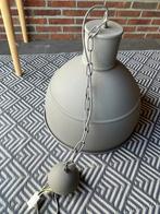 Grote hanglamp grijs wit, Ophalen, Zo goed als nieuw, Metaal, Minder dan 50 cm