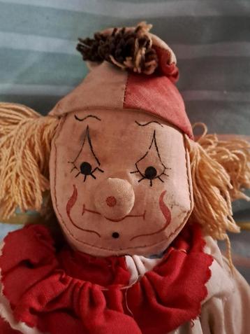 Antiek Clowntje Speelgoed Jaren '20 beschikbaar voor biedingen