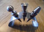 Nieuwe rvs wijnfles stoppen 3 stuks met luxe houder, Verzamelen, Wijnen, Overige gebieden, Overige typen, Nieuw, Ophalen of Verzenden