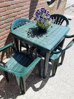 Tuinset voor kinderen., Tuinset, Eettafel, Kunststof, 4 zitplaatsen