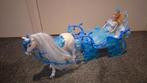 Elsa Paard met Koets & Prinses - Werkend!, Kinderen en Baby's, Speelgoed | Poppen, Ophalen of Verzenden, Zo goed als nieuw, Barbie