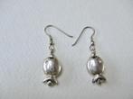 Zilverkleurige hang oorbellen met een Visje eraan hangend, Overige materialen, Hangers, Verzenden, Zo goed als nieuw