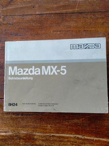 MazdaMX5 NA handleiding beschikbaar voor biedingen