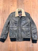 Chevignon Vintage Look Leren Pilotenjack Bruin M, Kleding | Heren, Chevignon, Bruin, Maat 48/50 (M), Ophalen of Verzenden