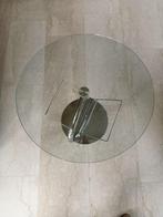 Bijzettafeltje, Minder dan 55 cm, Gebruikt, Rond, Glas