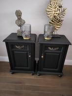 2  chique eyecatcher nachtkastjes uniek gedecoreerd, Huis en Inrichting, Ophalen, Minder dan 45 cm, Nieuw, 55 tot 70 cm