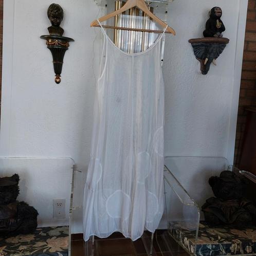 Tuniek van het merk Hebbeding.  Maat 1 (44/46), Kleding | Dames, Grote Maten, Zo goed als nieuw, Blouse of Tuniek, Wit, Verzenden