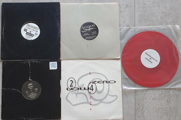 5x hardcore rave vinyl early 90s, Cd's en Dvd's, Vinyl | Dance en House, Gebruikt, 12 inch, Ophalen of Verzenden