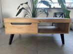Scandinavische Salontafel met 2 lades, Huis en Inrichting, Tafels | Salontafels, Ophalen, 100 tot 150 cm, Scandinavisch, 50 tot 100 cm