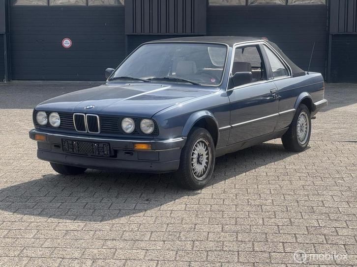 BMW 3-serie Cabrio 318 Baur TC, Auto's, Oldtimers, Bedrijf, Te koop, Open dak, BMW, Benzine, Cabriolet, Handgeschakeld, Blauw