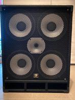 Harley Benton 4x10" 500 Watt bas speaker als nieuw, Ophalen, Zo goed als nieuw, Basgitaar, 100 watt of meer