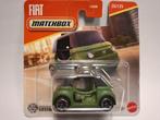 FIAT Topolino 2024 donkergroen Matchbox mint in blister 3", Ophalen of Verzenden, Nieuw, Auto
