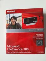 Microsoft LifeCam VX-700 z.g.a.n., Computers en Software, Webcams, Ophalen of Verzenden, Zo goed als nieuw, Windows, Monitorclip