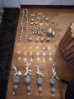 Kerstspullen/versiering zilver., Ophalen of Verzenden