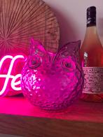 Vintage vaas uil trautman blenko, Overige kleuren, Ophalen of Verzenden, Minder dan 50 cm, Glas