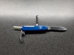 Victorinox - zakmes Blauw met reclame / type: Officier 83x20, Ophalen of Verzenden, Gebruikt