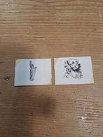 2 bijzondere oude Droste wikkels hond , harp, Antiek en Kunst, Ophalen
