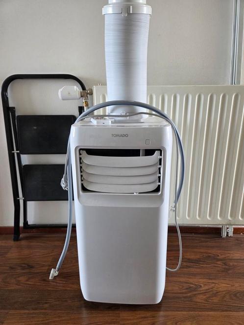 Tomado TMA9001W airconditioning, Witgoed en Apparatuur, Airco's, Gebruikt, Afstandsbediening, Ophalen