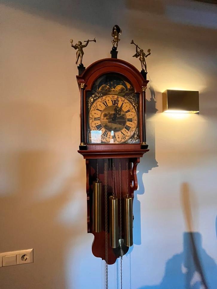 Westminster staartklok, Antiek en Kunst, Antiek | Klokken, Ophalen of Verzenden