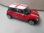 Bburago - Mini Cooper [rood] 1/43, Hobby en Vrije tijd, Overige merken, Gebruikt, Ophalen of Verzenden, Auto