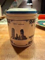Delfts blauwe tabakspot met Rotterdamse skyline, Antiek en Kunst, Ophalen of Verzenden