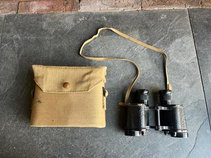 Britse verrekijker met tas, Verzamelen, Militaria | Tweede Wereldoorlog, Embleem of Badge, Engeland, Ophalen of Verzenden