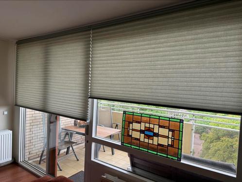Luxaflex Duette Elan Rolgordijnen elektrisch, Doe-het-zelf en Verbouw, Rolluiken, Zo goed als nieuw, Wit, Ophalen
