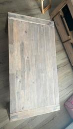 Salontafel acaciahout 135x70x42 (lxbxh), Huis en Inrichting, Tafels | Salontafels, Ophalen, Gebruikt, 100 tot 150 cm, 50 tot 100 cm
