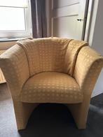 Fauteuil geel, Huis en Inrichting, Fauteuils, Ophalen, Gebruikt, Stof