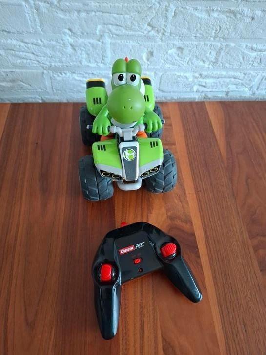 Carrera RC auto Mariokart Yoshi, Kinderen en Baby's, Speelgoed | Actiefiguren, Gebruikt, Ophalen