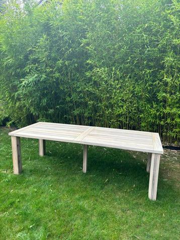 Taste by 4 Seasons Louvre tuintafel 240cm - Teak grey wash beschikbaar voor biedingen