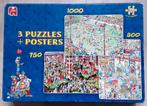 J v Haasteren - VERHUISDAG 500 - CASINO 750 - HOCKEY 1000, Hobby en Vrije tijd, Ophalen of Verzenden, 500 t/m 1500 stukjes, Zo goed als nieuw