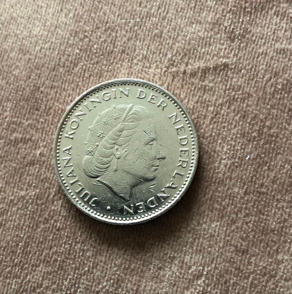 Rijksdaalder met alleen Juliana 1980, Postzegels en Munten, Munten | Nederland, Ophalen of Verzenden, Koningin Juliana, 2½ gulden