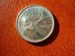 388) 25 Cent 1965 KM#62 Zilver + Meer Munten Canada, Postzegels en Munten, Munten | Amerika, Zilver, Ophalen of Verzenden, Losse munt