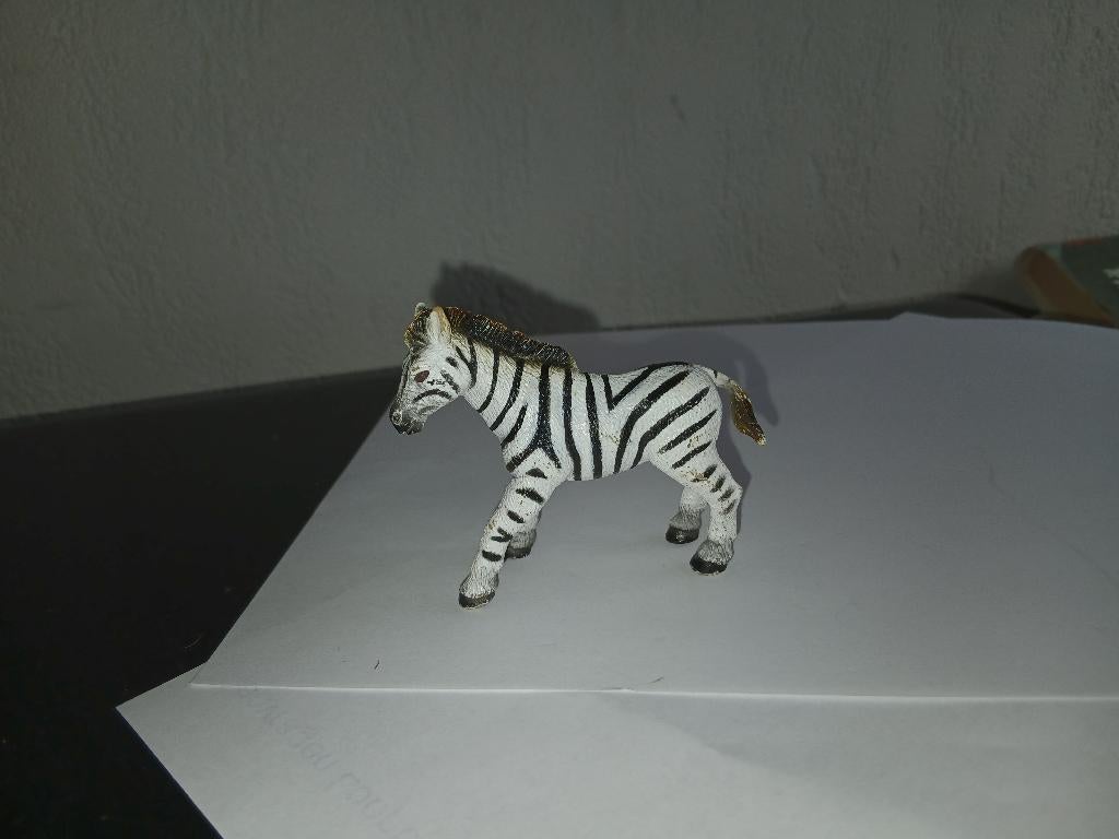 Zebra jong, dierfiguur (geen Schleich), Verzamelen, Ophalen of Verzenden, Gebruikt, Overige soorten, Beeldje of Figuurtje