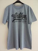 leuk nieuw t-shirt met opdruk Vintage, maat XL, valt kleiner, Ophalen of Verzenden, Nieuw, Maat 52/54 (L), Blauw