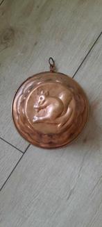 Koperen bakvorm eekhoorn, Antiek en Kunst, Curiosa en Brocante, Ophalen of Verzenden