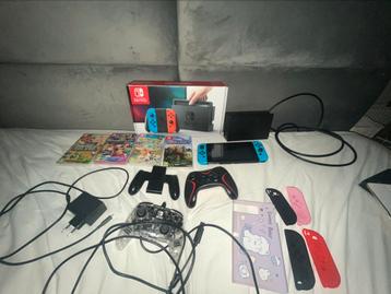 Complete Nintendo Switch set met games & extras beschikbaar voor biedingen