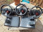 Logitech Driving Force GT Racestuur + Pedalen, PS2 PS3 PC, Ophalen of Verzenden, Gebruikt