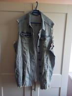 Zgan Mat. Fashion jeansgilet mt s/m (44/46/48?), Kleding | Dames, Grote Maten, Mat. Fashion, Overige typen, Blauw, Ophalen of Verzenden